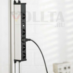 EVOline U-Dock data (BF) / 4 розетки / 2 RJ45 / с монтажными петлями