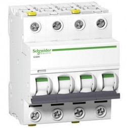 Schneider Electric A9F03420 IC60N 4-полюсный автоматический выключатель B20A
