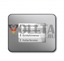 Busch-Jaeger 6730-266 Alpha exclusive LED-Дисплей WaveLINEцвет: титан