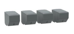 ABB Stotz-Kontakt OTS4000G1S/4, клеммная крышка серая, короткая версия Упак. 4, 1SCA129045R1001