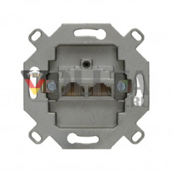Berker 4587 UAE телефонная розетка, 0,75A 72V
