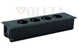 EVOline FrameDock SMALL / белый цвет / 3 розетки