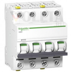Schneider Electric A9F06416 IC60H 4-полюсный автоматический выключатель B16A