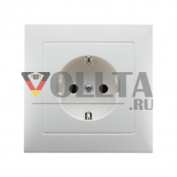 Berker 47228989 S1 SCHUKO-розетка 16А, безопасная для тедей,цвет:полярная белизна, тон:глянец