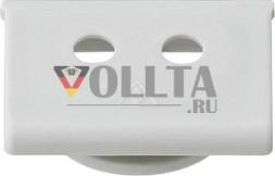 Gira 001230 кабельный ввод 2-х канальный WG накладной серый