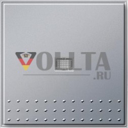 Gira 012065 кнопка вертикальная переключающая Gira TX_44 (WG UP) цвет алюминий