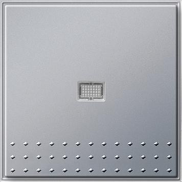 Gira 012065 кнопка вертикальная переключающая Gira TX_44 (WG UP) цвет алюминий
