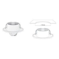 LUNATONE 86457786-INT-AQ-15-W16-ZD DALI-2 комбинированный датчик DE | экземпляры, THP, AQ | транспортный белый | 15 м