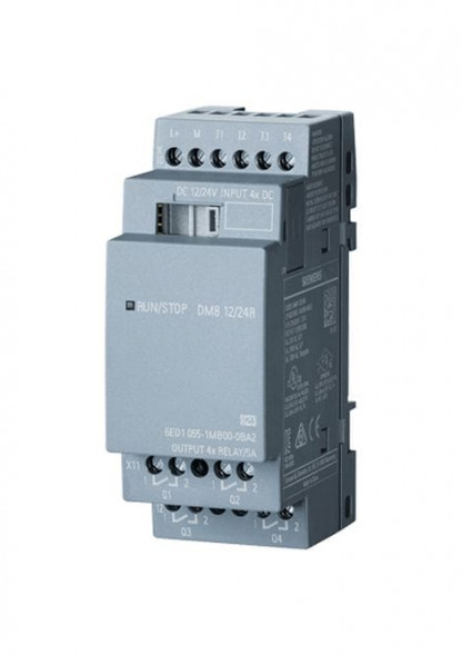 SIEMENS 6ED1055-1MB00-0BA2 LOGO! Модуль расширения 12/24 В | 4DI/4DO, реле