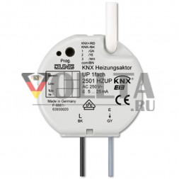 Jung 2501HZUP актор для обогревателя,  UP
