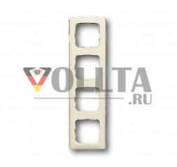 Busch-Jaeger 2514-212K-102 Duro2000 SI Linear рамка четверная цвет: кремово-белый