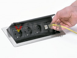 EVOline FlipTop Push Multimedia L / Netbox / 2-кратная мощность (британский стандарт)