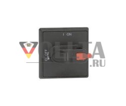 ABB Stotz-Kontakt OHBS3PH, селекторная рукоятка 0 ВЫКЛ.-1 ВКЛ., черный вал 6 мм IP54 для отключения нагрузки., 1SCA105236R1001