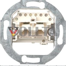 Розетка Gira 018700 ОАЭ TAE 2x8-контактная вставка