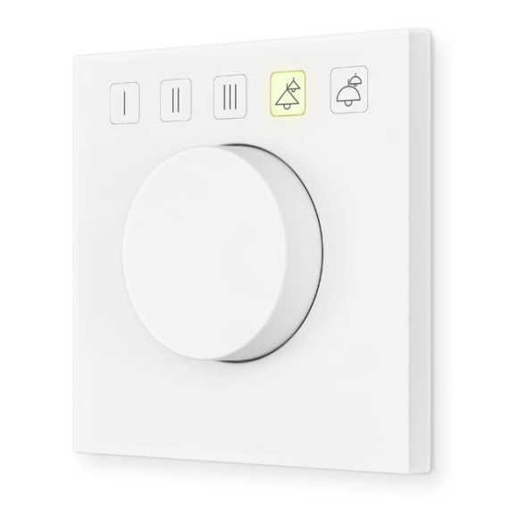 LUNATONE 86459338-5T-APP-PS-L1 DALI-2 RED Touch App Cont. | 5-позиционный, группы, сцены, питание шины | транспортный белый