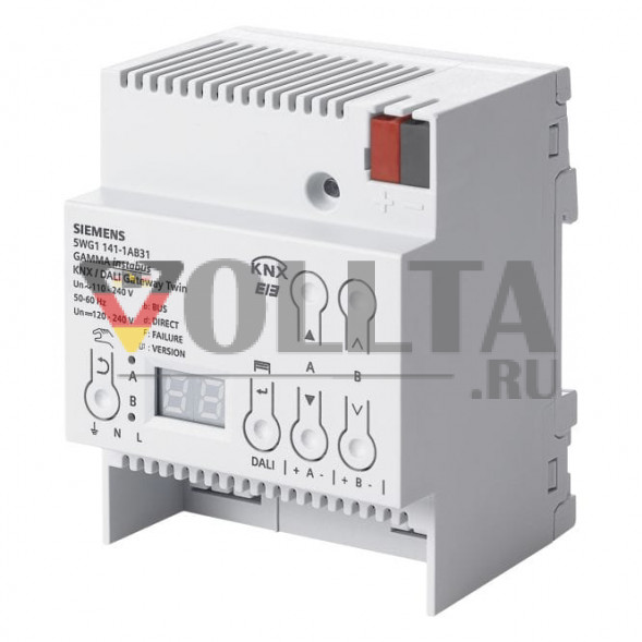 Siemens 5WG1141-1AB31 KNX DALI шлюз, Twin
