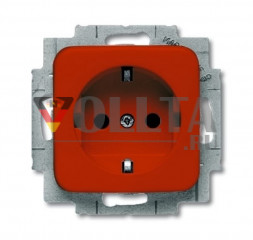Busch-Jaeger 20EUCKS-217 Reflex SI, SCHUKO-розетка  16А, цвет: красный,