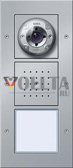 Gira 126965 TX44 Дверная станция, накладной, для наружного монтажа цвет: алюминевый