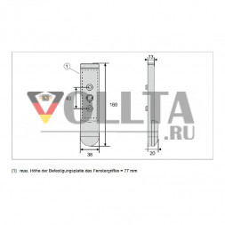 Busch-Jaeger 6222/1 AP-64-WL оконный детектор free@home, беспроводной, для Busch-free@home® studio белый матовый