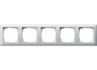 Gira 021503 5-позиционная рамка Standard 55 чисто-белый