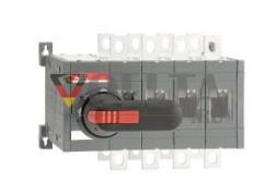 ABB Stotz-Kontakt OT400E04CFP, выключатель нагрузки 4-полюсный 400A с ручкой и валом, быстрое переключение I-0-II, 1SCA108650R1001