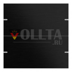 Gira 5022126 2f сенсорный 4 TS4 алюм. черный клавишный комплект