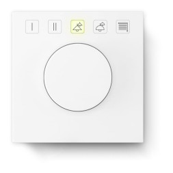 LUNATONE 86459338-5T-APP-PS-L2 DALI-2 RED Touch App Cont. | 5-позиционный, группы, сцены, жалюзи, питание шины | транспортный белый