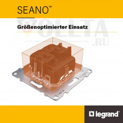 LEGRAND 765804 Датчик движения SEANO | 2-проводной, 180° | черный