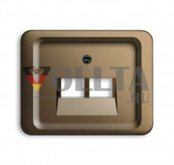 Busch-Jaeger 1803-02-21 Alpha Телефон UAE/IAE/ISDN крышка, цвет:бронза