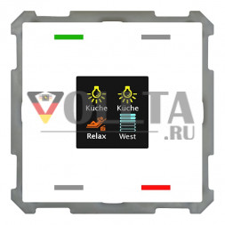 MDT BE-TAS63T4.01 KNX Smart 63 4-позиционный цветной дисплей кнопка температуры