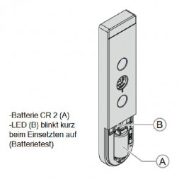 Busch-Jaeger 6222/1 AP-65-WL оконный детектор free@home, беспроводной, для Busch-free@home® базальтовый черный