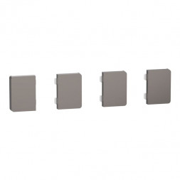 MERTEN MEG6194-6050 Flex KNX Design 4-позиционный клавишный сенсор из никелевого металла