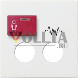 Gira 022803 крышка Ackermann 73073 D / 73073 D3 System 55 чисто-белый
