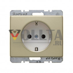 Berker 41340002 Arsys SCHUKO-розетка 16А, безопасная для тедей,цвет:золотой