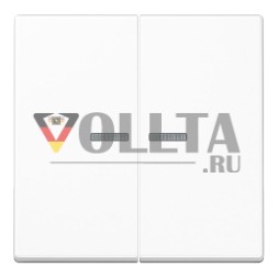 Jung A10921STRFBFWW KNX RF кнопка 2-позиционная, термопластик, серия A, альпийский белый