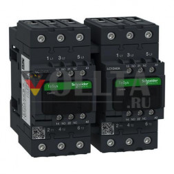 Schneider Electric LC2D40AFE7 3-полюсный 40A 115V50/60HZ 1S/1OE реверсивный контактор