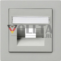 Gira 028442 S-Color Телефон UAE/IAE/ISDN крышка, с маркировкой цвет:серый, тон:глянец