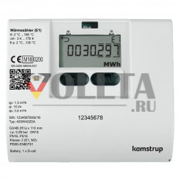 LINGG&amp;JANKE 84721SEC KNX-счетчик климата Kamstrup | Multical 403, DN15, резьба, 0,6 м3/ч | 110 мм