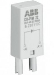 ABB STOTZ-KONTAKT CR-P/M 42C, вставной модуль CR-P/M 42C диод и светодиод красный, 110 В пост. тока, A1+,A2-, 1SVR405652R9000