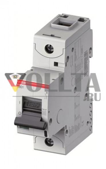ABB Stotz-Kontakt 2CCF019850R0001 S801S-C1 1A 1-полюсный высокопроизводительный автоматический выключатель