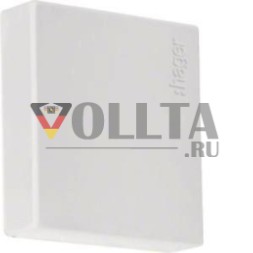 Hager M59539010 ТОРЦЕВАЯ ПЛАСТИНА ЧИСТЫЙ БЕЛЫЙ