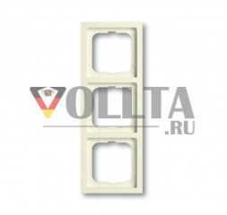 Busch-Jaeger 1723-182K Future linear, рамка,3 группы, цвет: саванна