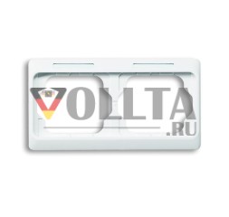 Busch-Jaeger 1722 NSKA-24G рамка для крышки, 2-сторонняя рамка студийно-белый глянцевый