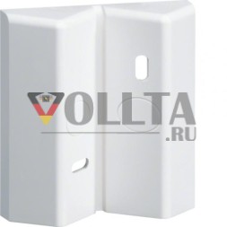 Угловой адаптер Hager EE855 EE850/860/870 белый