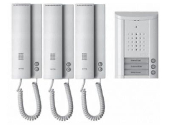 Ritto 1841370 Entravox Audio 3 Квартирный SET белый лакированный