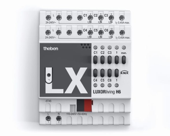 Theben 4800440 LUXORliving H8 канальный привод отопления