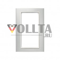 Berker 13093904 B3 рамка двойная,  без перегородки цвет: алюминевый