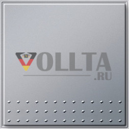 Gira 013065 TX44 кнопка, клавиша 10А, цвет: алюминевый