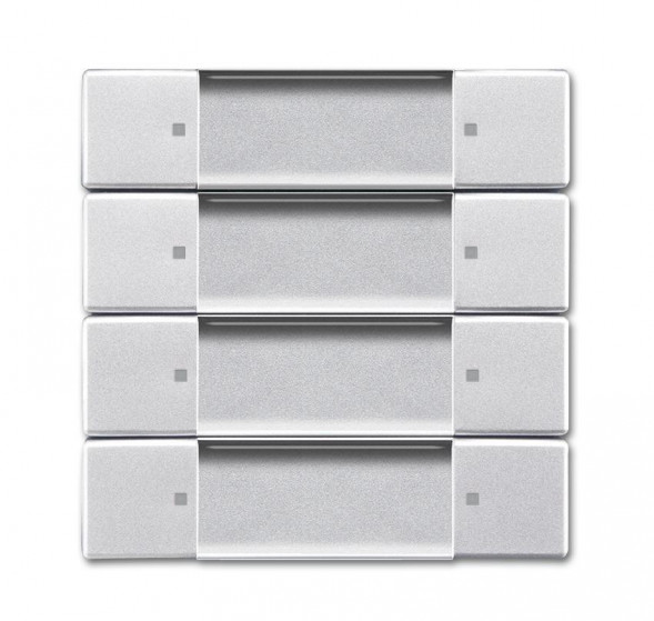 Элемент управления Busch-Jaeger 6737-83 ZigBee Light Link, 4-канальный алюминий серебристый