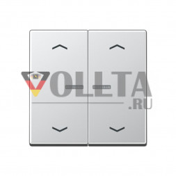 Jung A595KO5MPAL A500 KNX кнопка, клавиша крышка, цвет: алюминевый